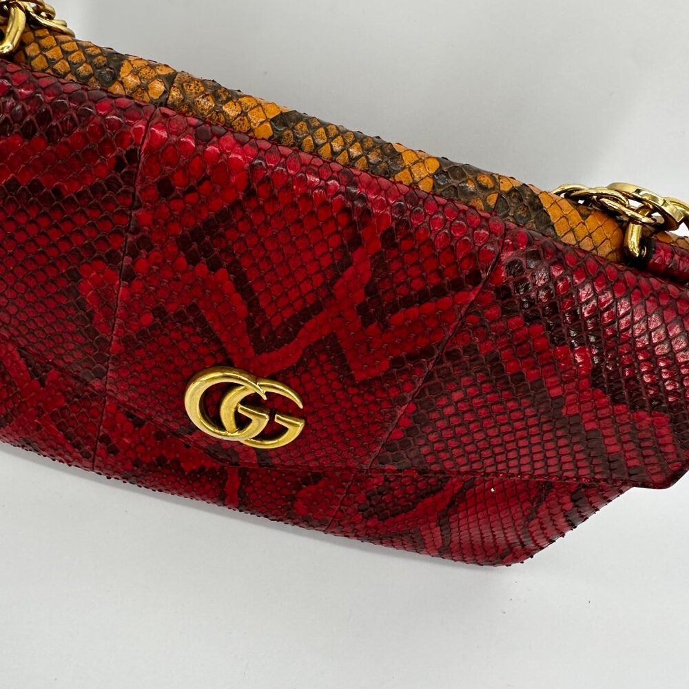 Gucci Python Thiara Medium Double-Sided Shoulder Bag - Picture 2 of 13